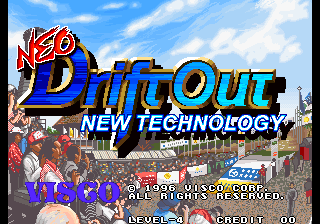 Neo Drift Out - New Technology Title Screen